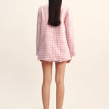 Posse - RIO SHIFT JACKET - PINK GINGHAM