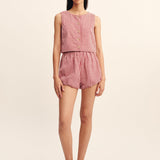 Posse - RIO TOP - RED GINGHAM