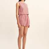 Posse - RIO TOP - RED GINGHAM