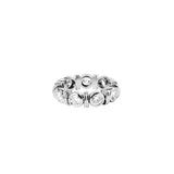 Dorsey - PETITE RHEN ROUND - CUT RING IN MOISSANITE, STERLING SILVER