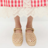 Loeffler Randall - Rita Natural Netted Mary Jane
