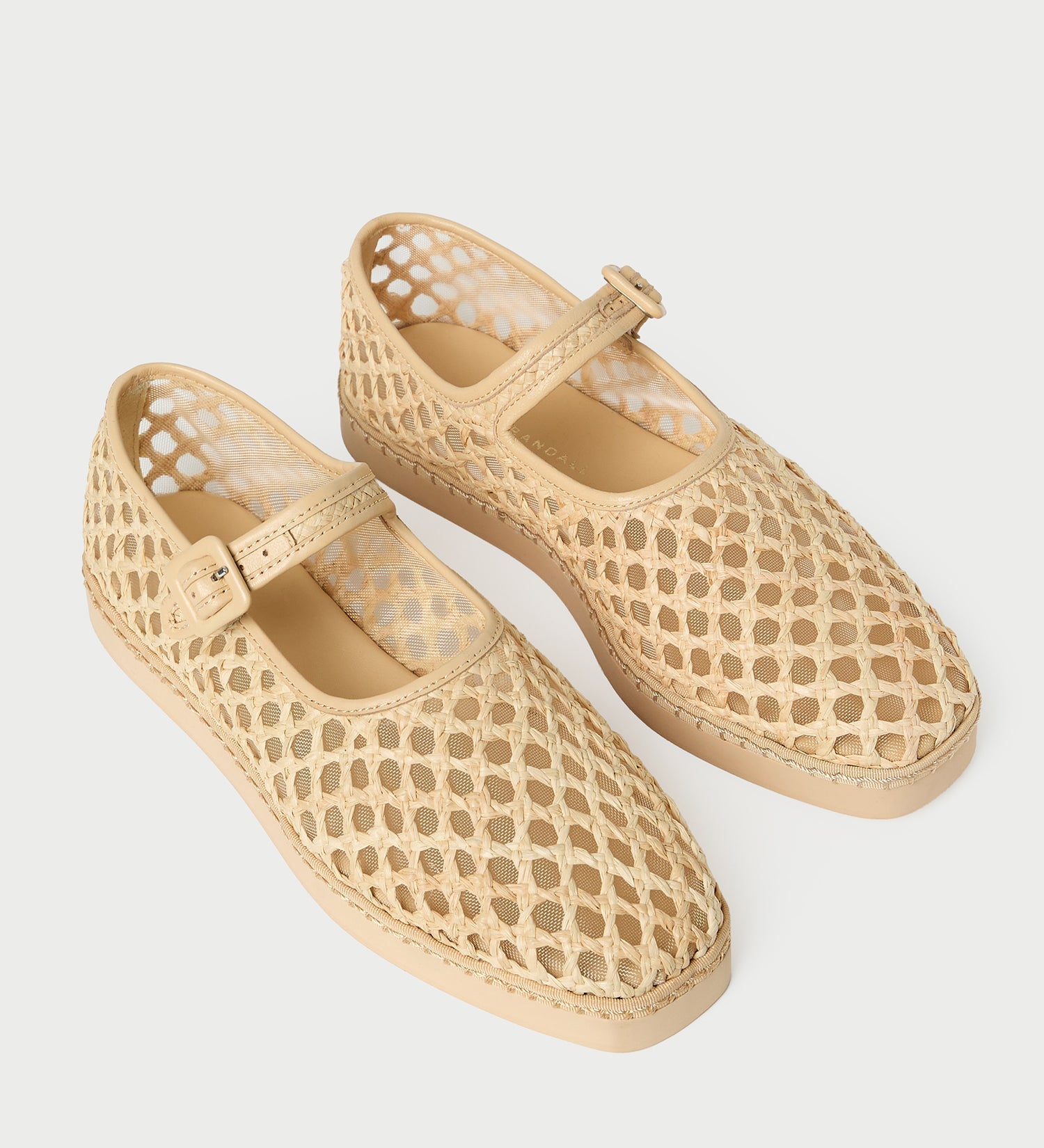 Loeffler Randall - Rita Natural Netted Mary Jane