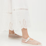 Loeffler Randall - Rita White Netted Mary Jane