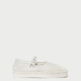 Loeffler Randall - Rita White Netted Mary Jane