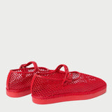 Loeffler Randall - Rita Red Netted Mary Jane