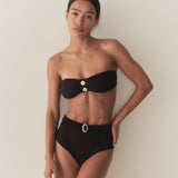 DÔEN - RIVA BIKINI TOP -- NERO