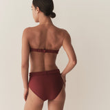 DÔEN - RIVA BIKINI TOP -- DEEP SUMAC