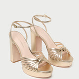 Loeffler Randall - Rivka Champagne Knot Platform Sandal