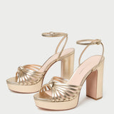 Loeffler Randall - Rivka Champagne Knot Platform Sandal
