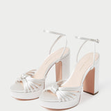 Loeffler Randall - Rivka Cream Knot Platform Sandal