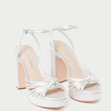 Loeffler Randall - Rivka Cream Knot Platform Sandal