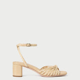 Loeffler Randall - Riya Natural Knot Mid-Heel Sandal