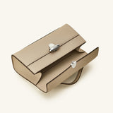 SAVETTE - Symmetry Pochette in Bone Leather