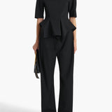 Khaite - Rohen Pant in Black Tropical Wool