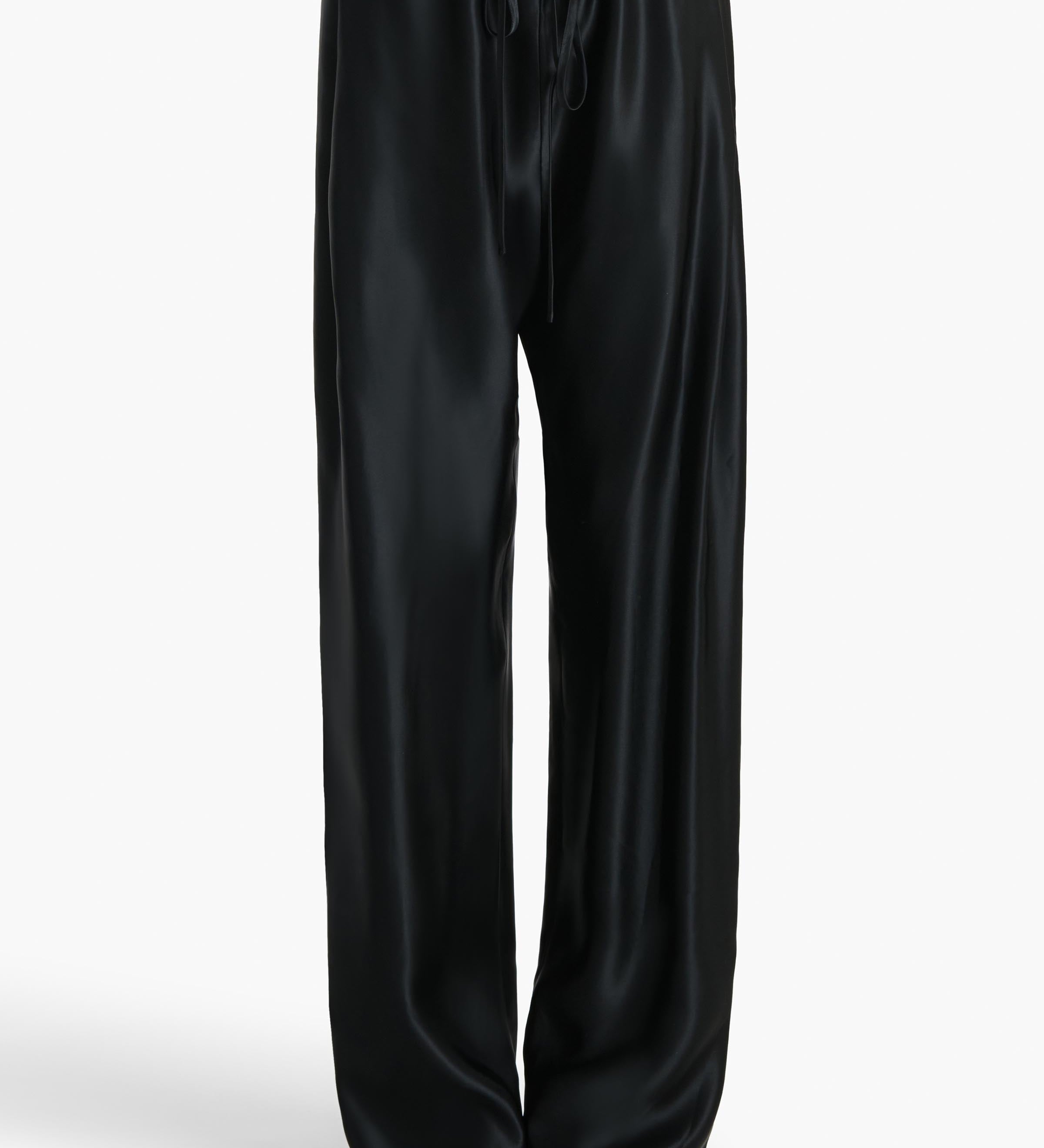 Khaite - Rohen Pant in Black Satin