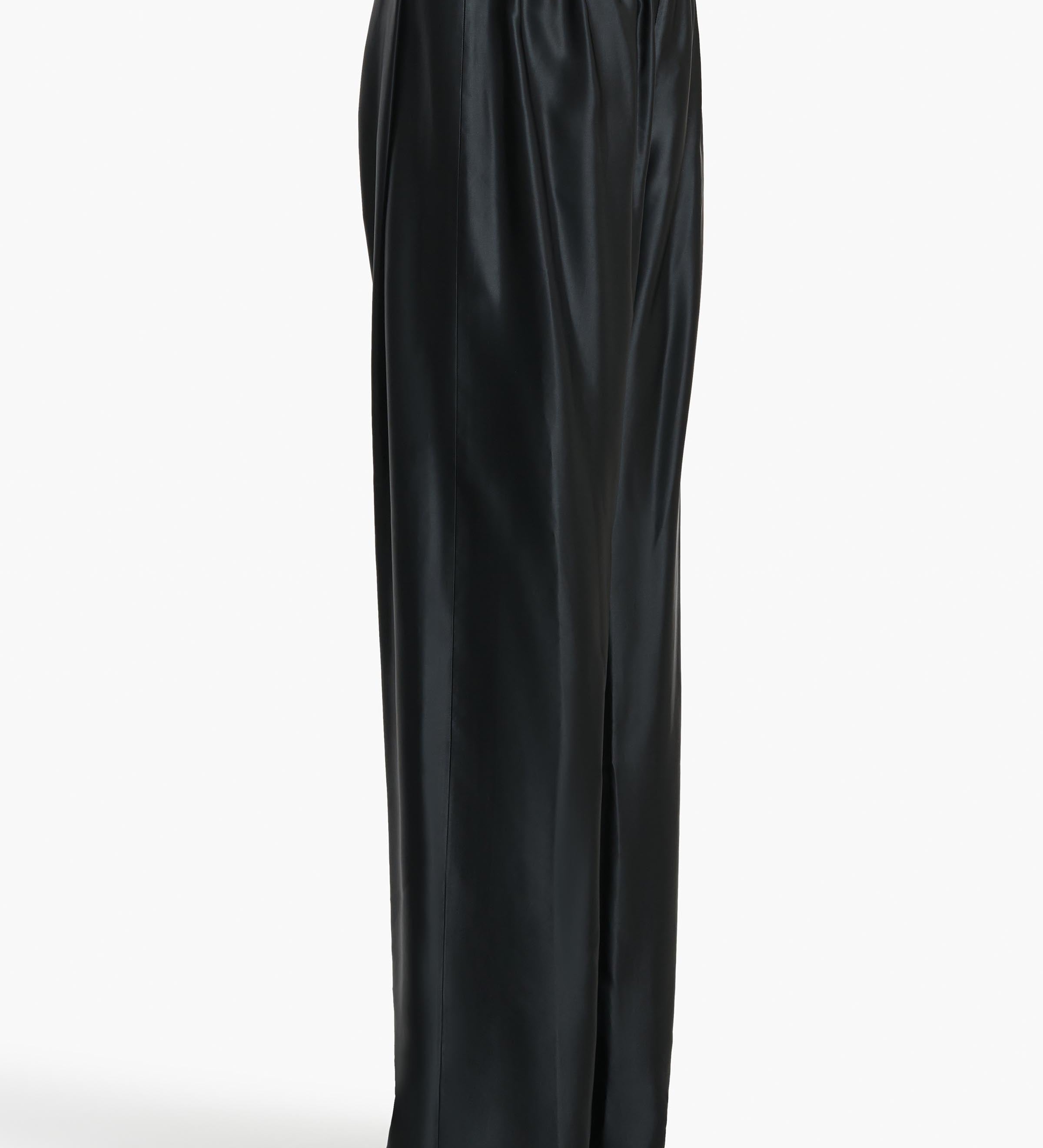 Khaite - Rohen Pant in Black Satin