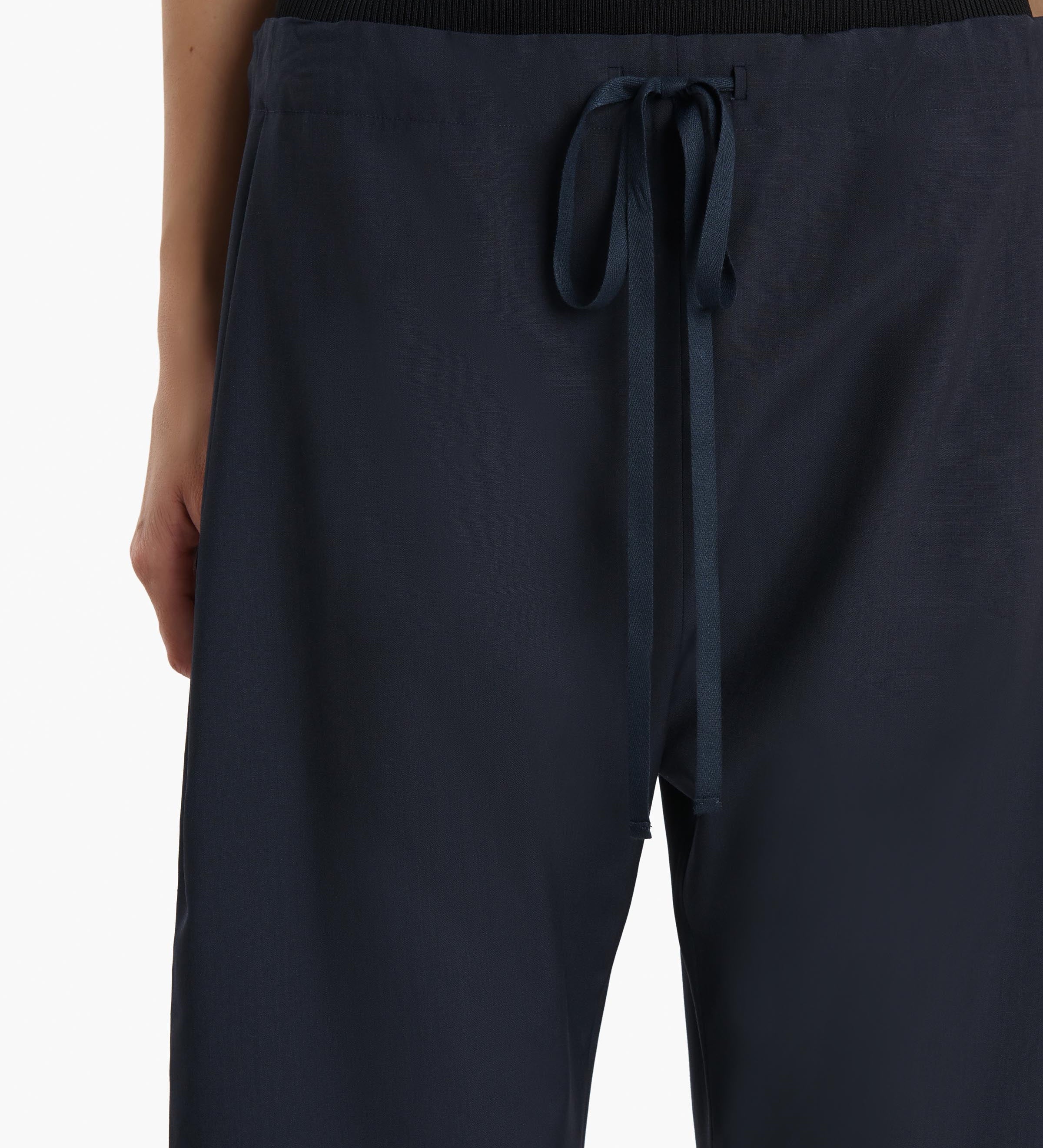 Khaite - Rohen Pant in Dark Navy