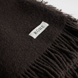 ROHE - Wool blanket | chocolate