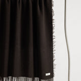 ROHE - Wool blanket | chocolate