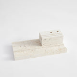 ROHE - Desk organizer | travertine
