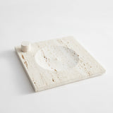 ROHE - Large tray | travertine