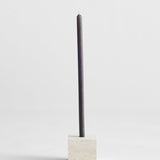 ROHE - Two-way cube candleholder | travertine
