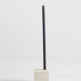ROHE - Two-way cube candleholder | travertine