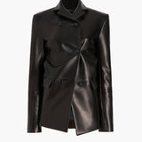 Khaite - Rolo Jacket in Black Leather