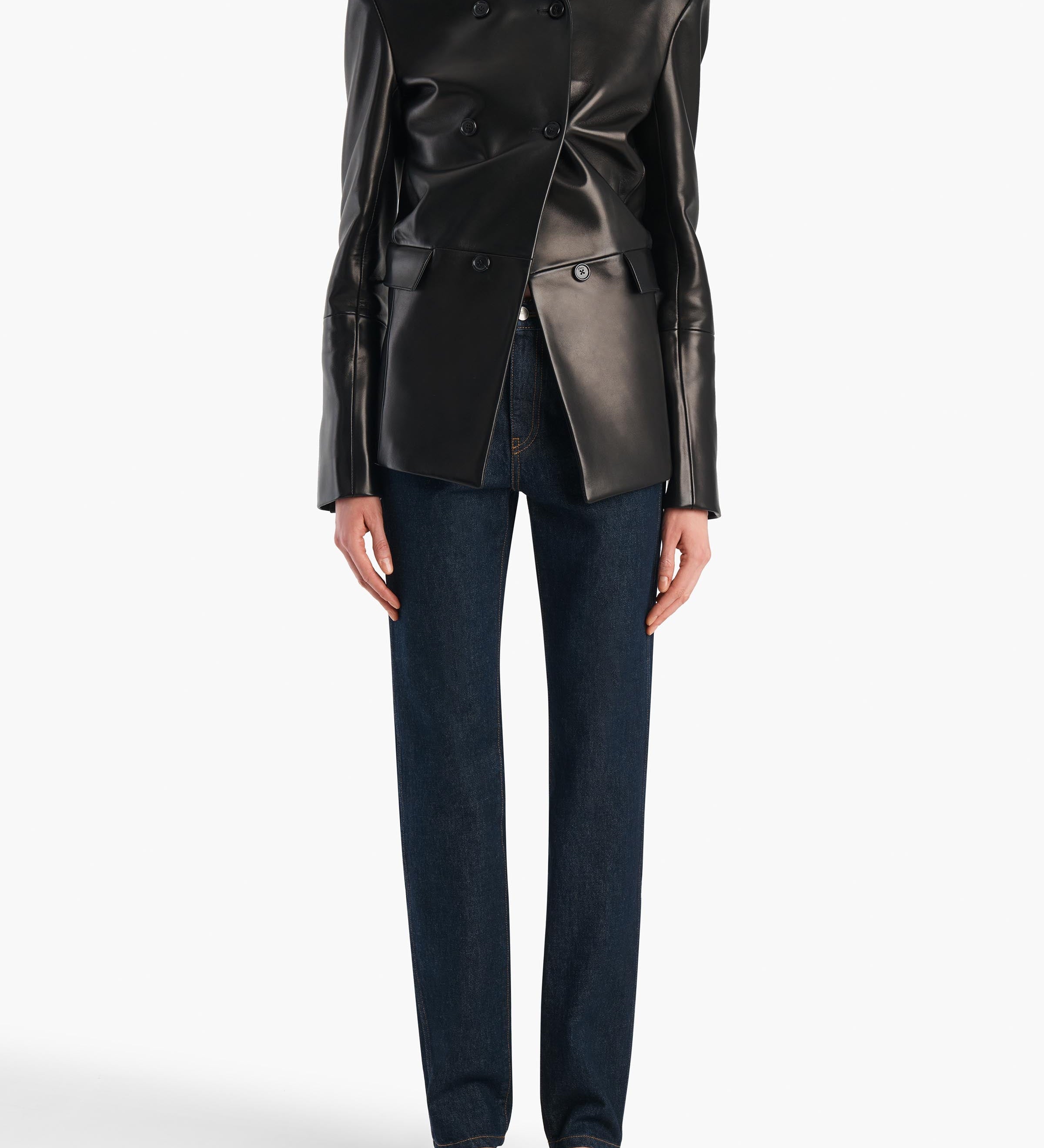 Khaite - Rolo Jacket in Black Leather