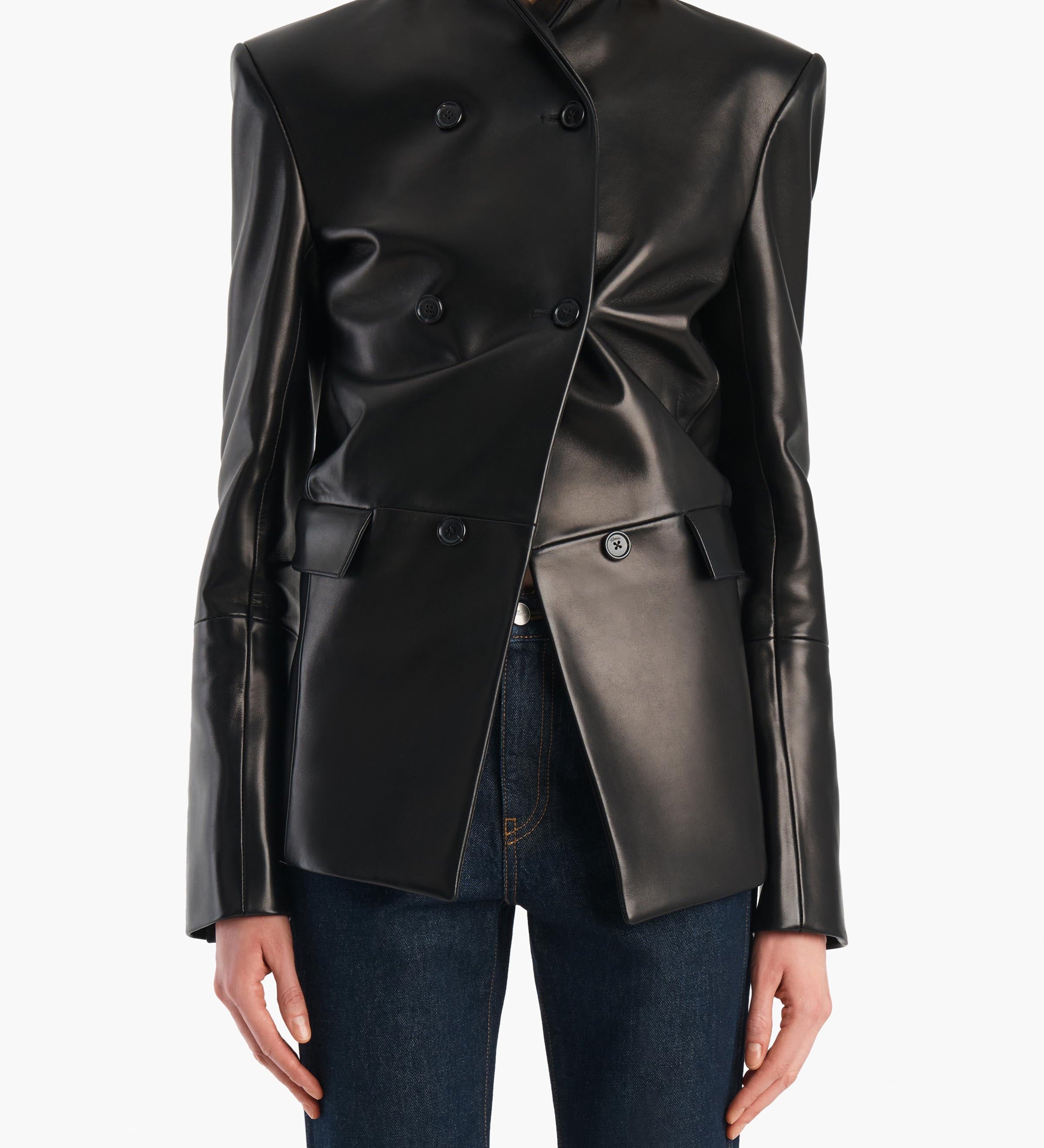 Khaite - Rolo Jacket in Black Leather
