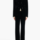 Khaite - Rolo Jacket in Black Velvet
