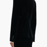Khaite - Rolo Jacket in Black Velvet