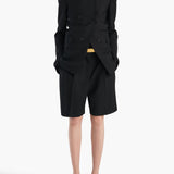 Khaite - Rolo Jacket in Black Wool Silk