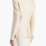 Khaite - Rolo Jacket in Ivory Glow