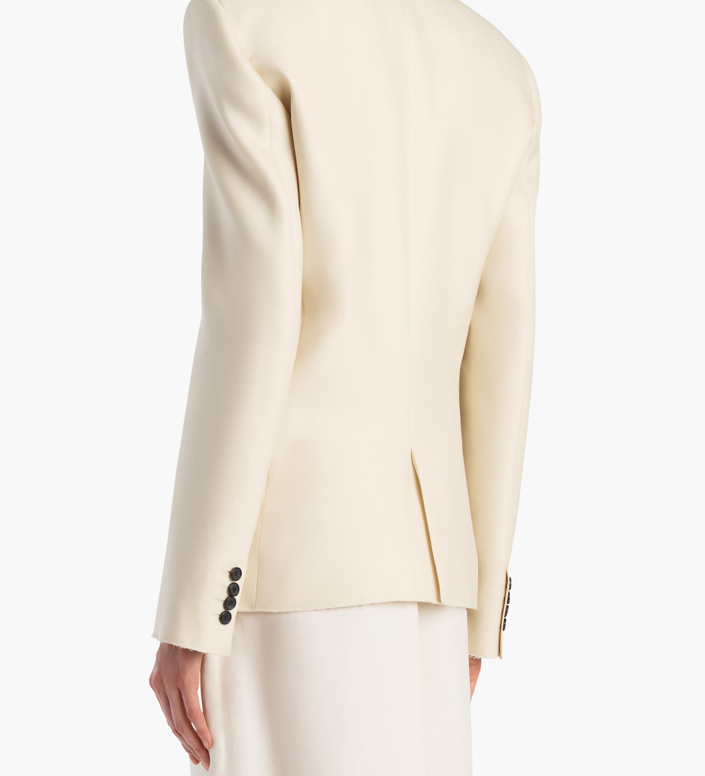 Khaite - Rolo Jacket in Ivory Glow