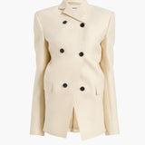 Khaite - Rolo Jacket in Ivory Glow