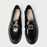 Loeffler Randall - Roma Black Leather Loafer