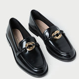 Loeffler Randall - Roma Black Leather Loafer