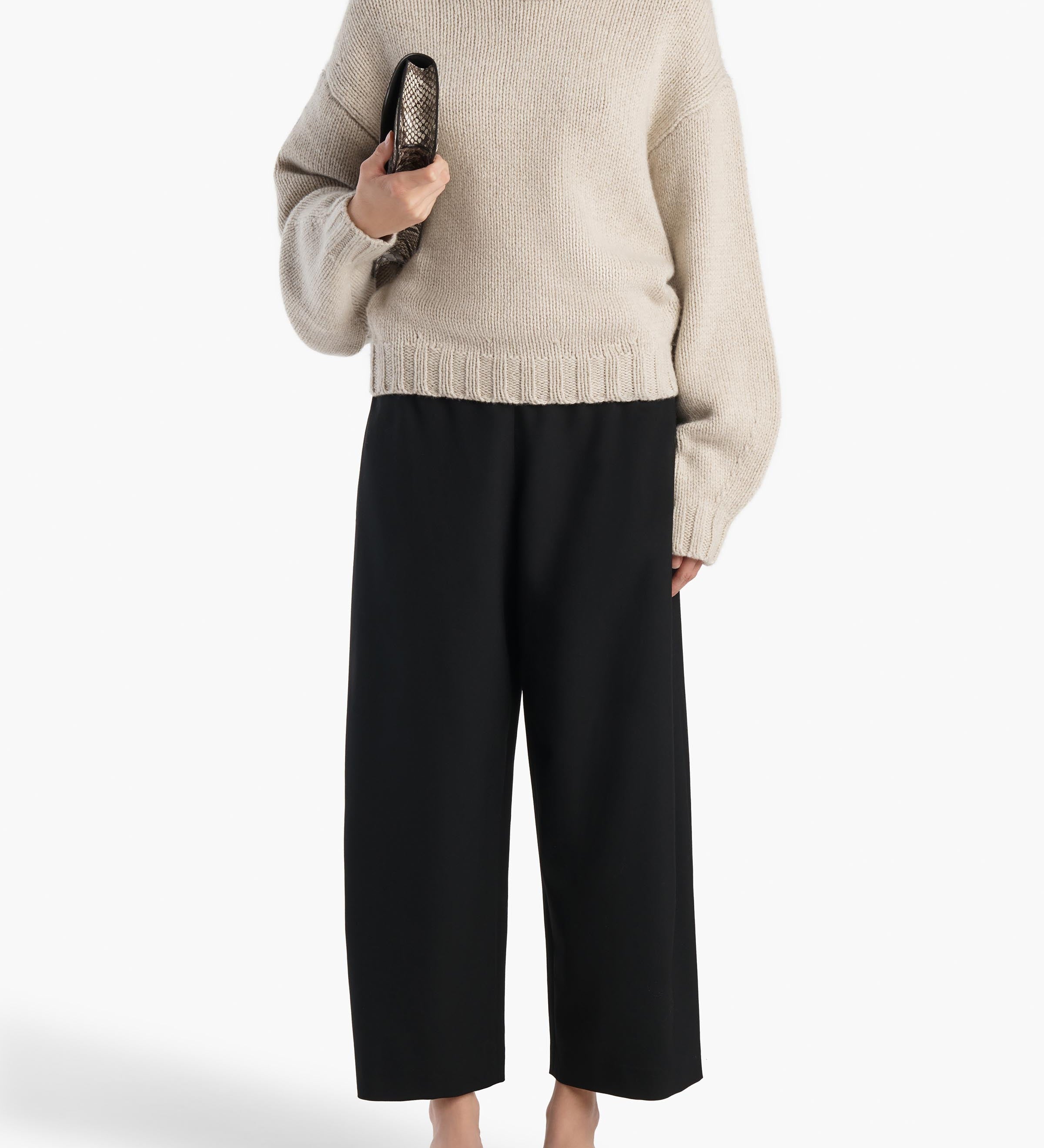 Khaite - Roma Pant in Black Wool