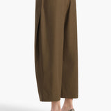 Khaite - Roma Pant in Dark Olive