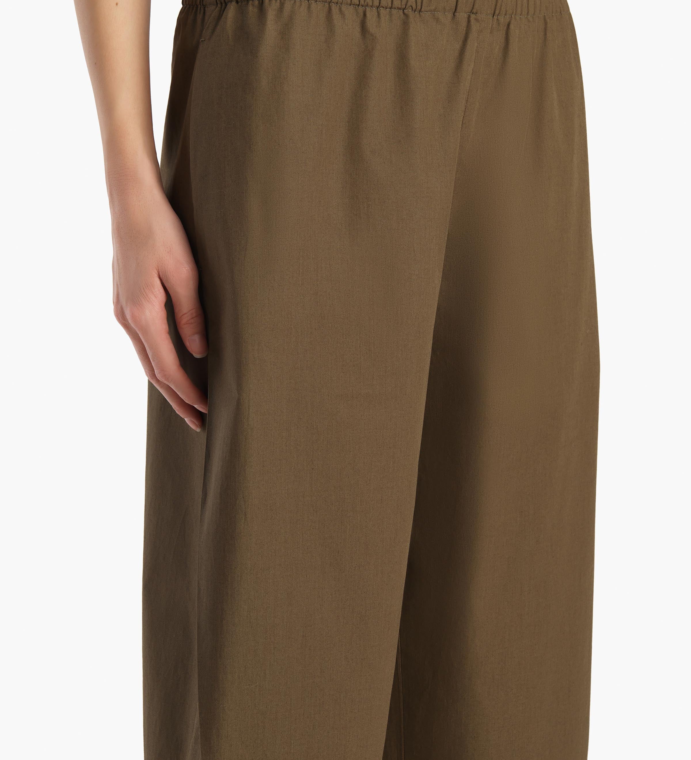 Khaite - Roma Pant in Dark Olive