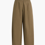 Khaite - Roma Pant in Dark Olive