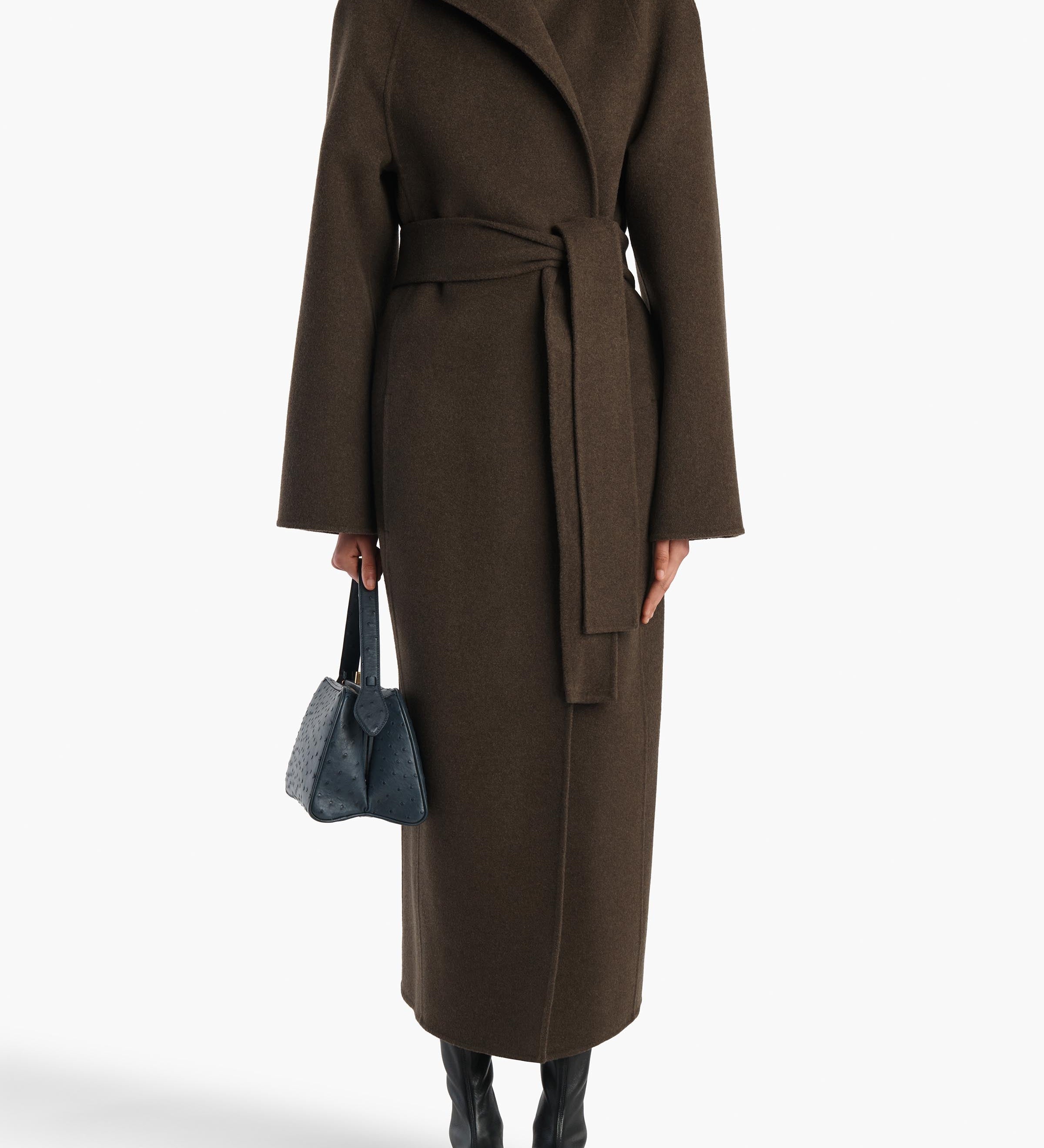 Khaite - Romare Coat in Army Melange