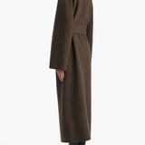 Khaite - Romare Coat in Army Melange