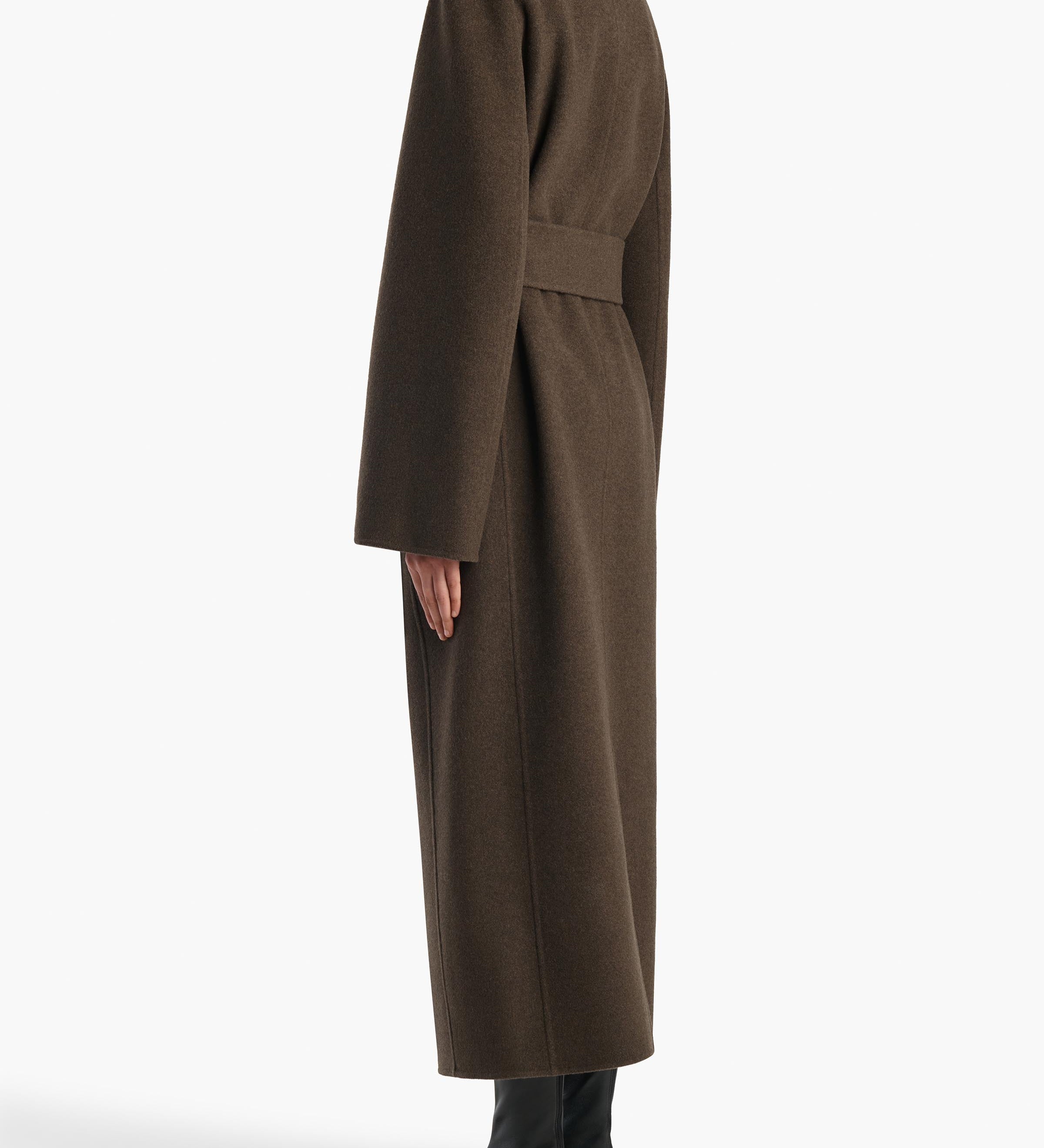 Khaite - Romare Coat in Army Melange