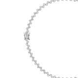 Dorsey - ROMY BEZEL RIVIÈRE NECKLACE IN MOISSANITE, STERLING SILVER