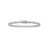 Dorsey - ROMY RIVIÈRE BRACELET IN MOISSANITE, STERLING SILVER