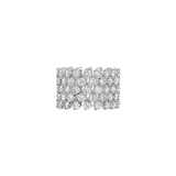 Dorsey - ROMY ETERNITY BAND IN MOISSANITE, STERLING SILVER