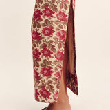 Posse - ROSALIE STRAPLESS DRESS - ROSE BUD
