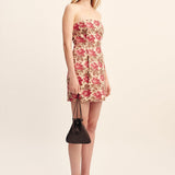 Posse - ROSALIE STRAPLESS MINI DRESS - ROSE BUD